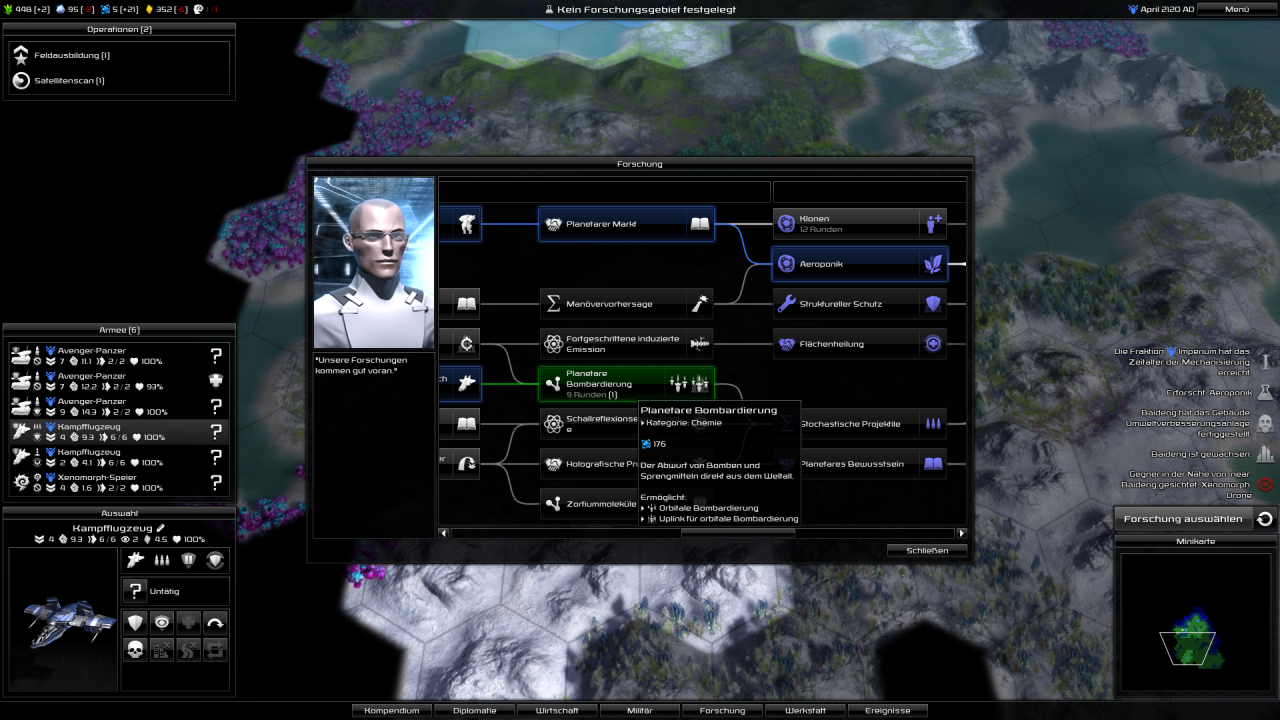 [09/01/2014] Pandora: First Contact - Der im Spiel enthaltene Forschungsbaum ist üppig.
