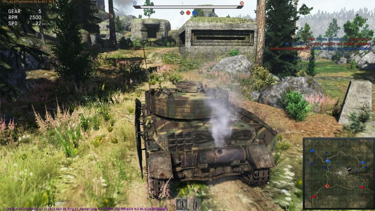 [29/01/2014] Die Panzer von War Thunder, Screenshot aus der geschlossenen Beta.