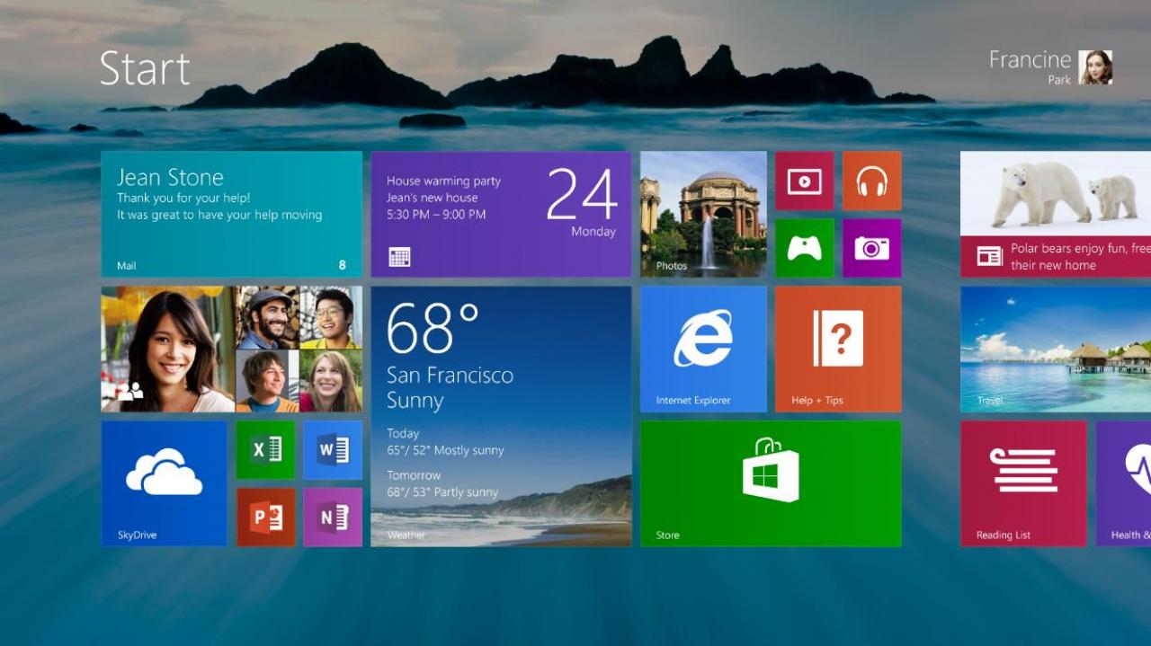 [13/01/2014] Windows 10 - Tipp 1: Wer sich nach dem Look von Windows 8 oder 8.1 sehnt, kann in den Startmenü-Einstellungen die Kachelansicht in den Vollbild-Modus ändern.