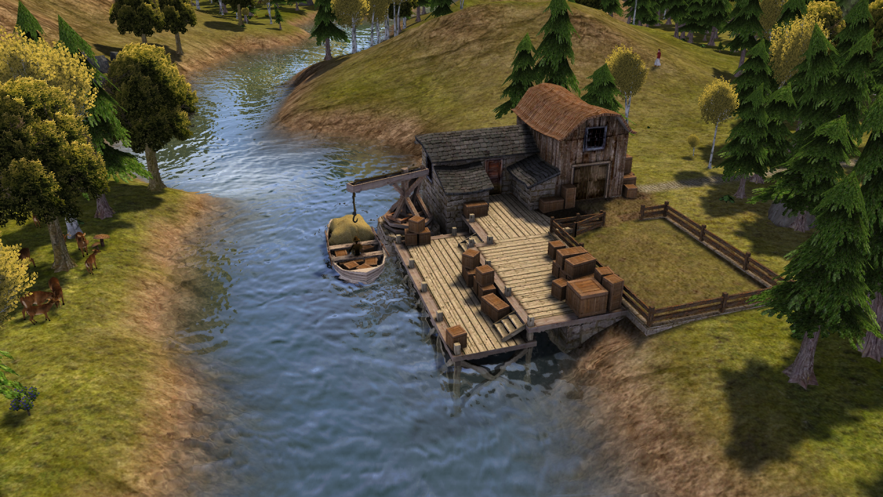 [21/02/2014] Banished: Mit dem Handelsposten ist es möglich, von den auf dem Fluss auftauchenden Händlern Saatgut zu kaufen. Schade nur, dass die Händler so selten aufkreuzen.