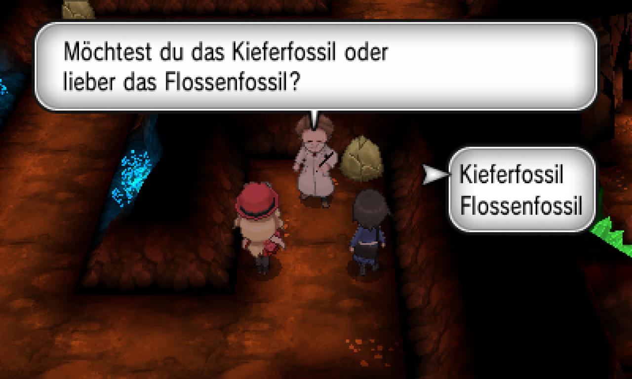 [28/02/2014] Pokémon X und Y: Leuchthöhle - Fossilien