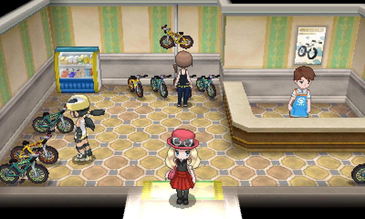 [28/02/2014] Pokémon X und Y: Relievera City - Fahrradladen