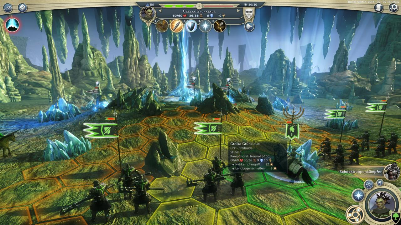 [26/02/2014] Rundenstrategie in bunten Farben: Selbst die unterirdischen Levels von Age of Wonders 3 sind alles andere als düster.