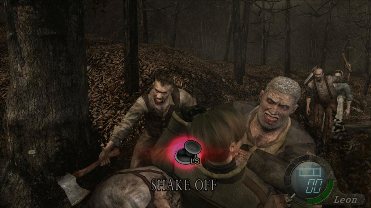 [04/03/2014] Eingabeaufforderungen wie bei diesem Quick-Time-Event zeigt Resident Evil 4 riesengroß.