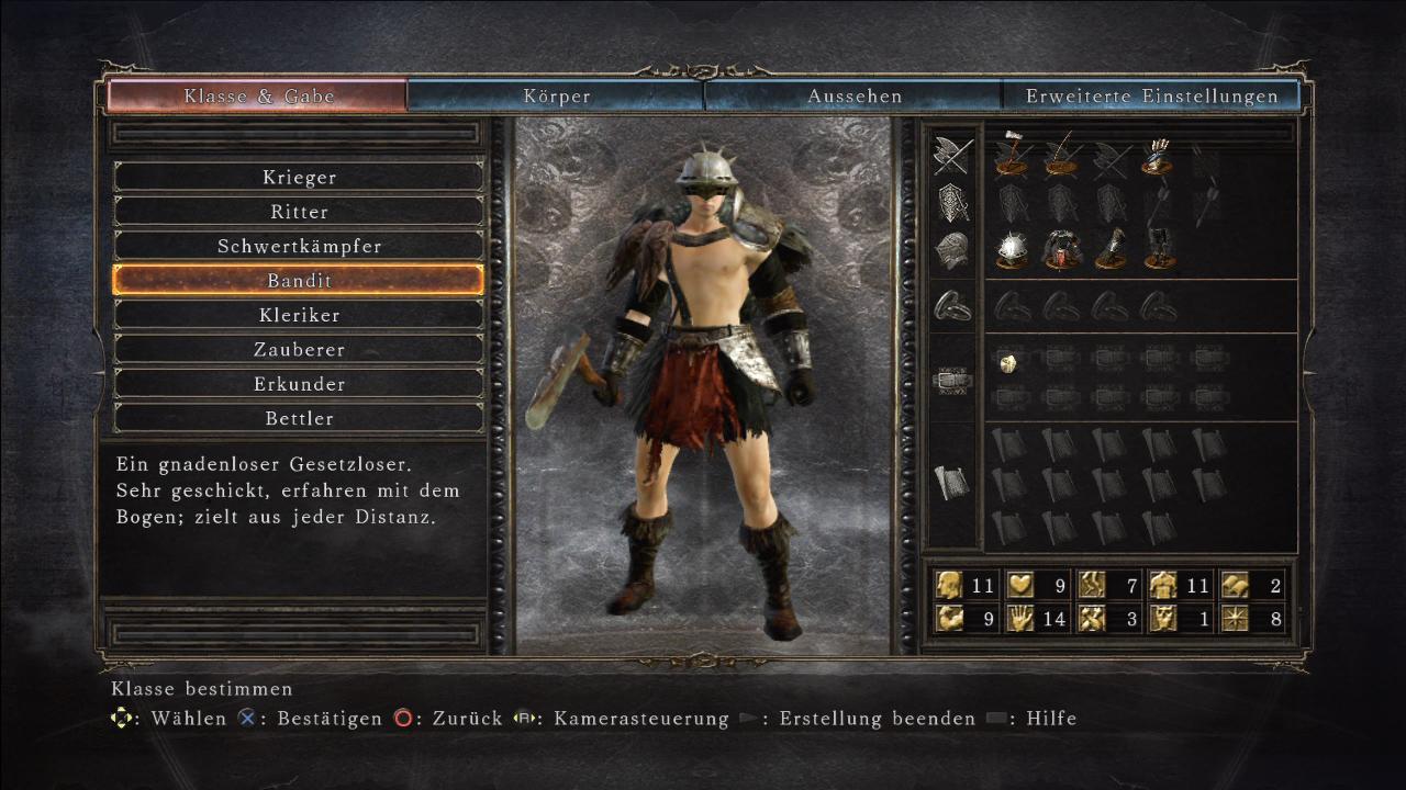 [10/03/2014] Dark Souls 2: Komplettlösung - Charaktererstellung