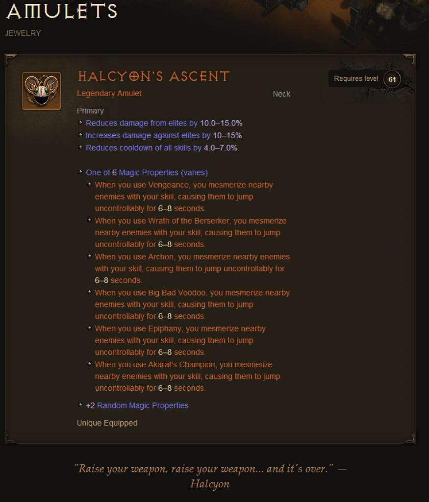 [27/03/2014] Diablo 3: Reaper of Souls - Halycon's Ascent