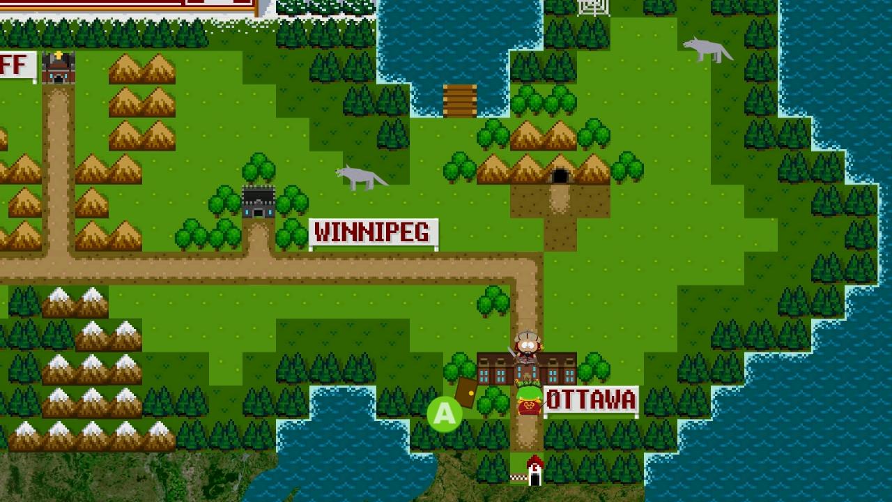 [03/03/2014] Ein Abstecher nach Kanada wird im minimalistischen 8-Bit-Grafikstil inszeniert.
