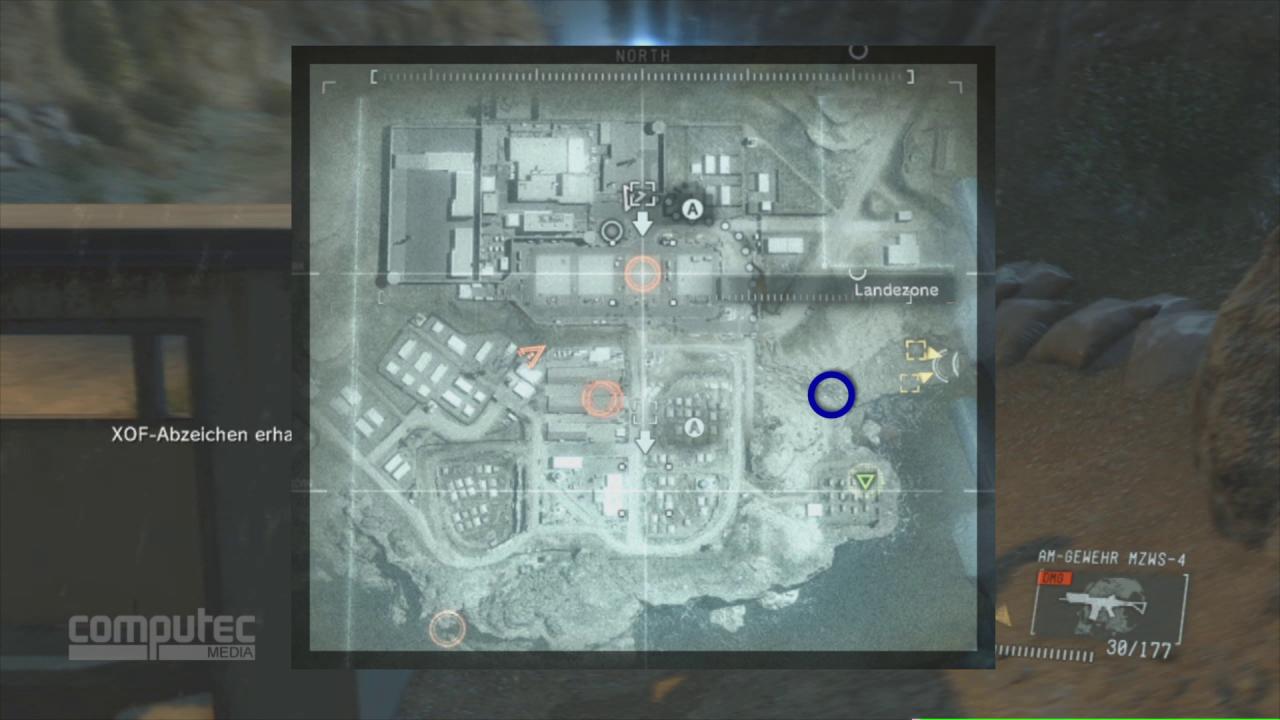 [19/03/2014] Metal Gear Solid: Ground Zeroes - Fundorte aller XOF-Einheitenabzeichen auf der Map (4)