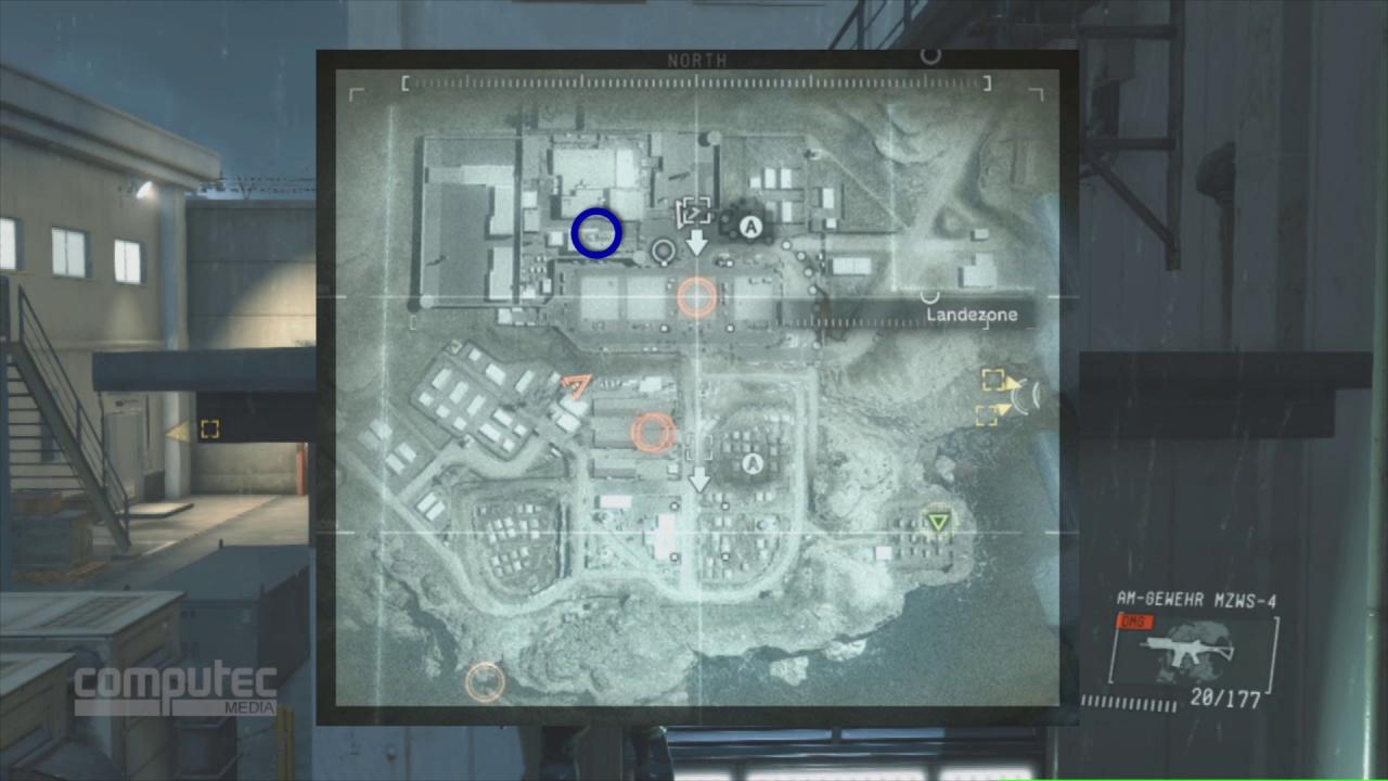 [19/03/2014] Metal Gear Solid: Ground Zeroes - Fundorte aller XOF-Einheitenabzeichen auf der Map (8)