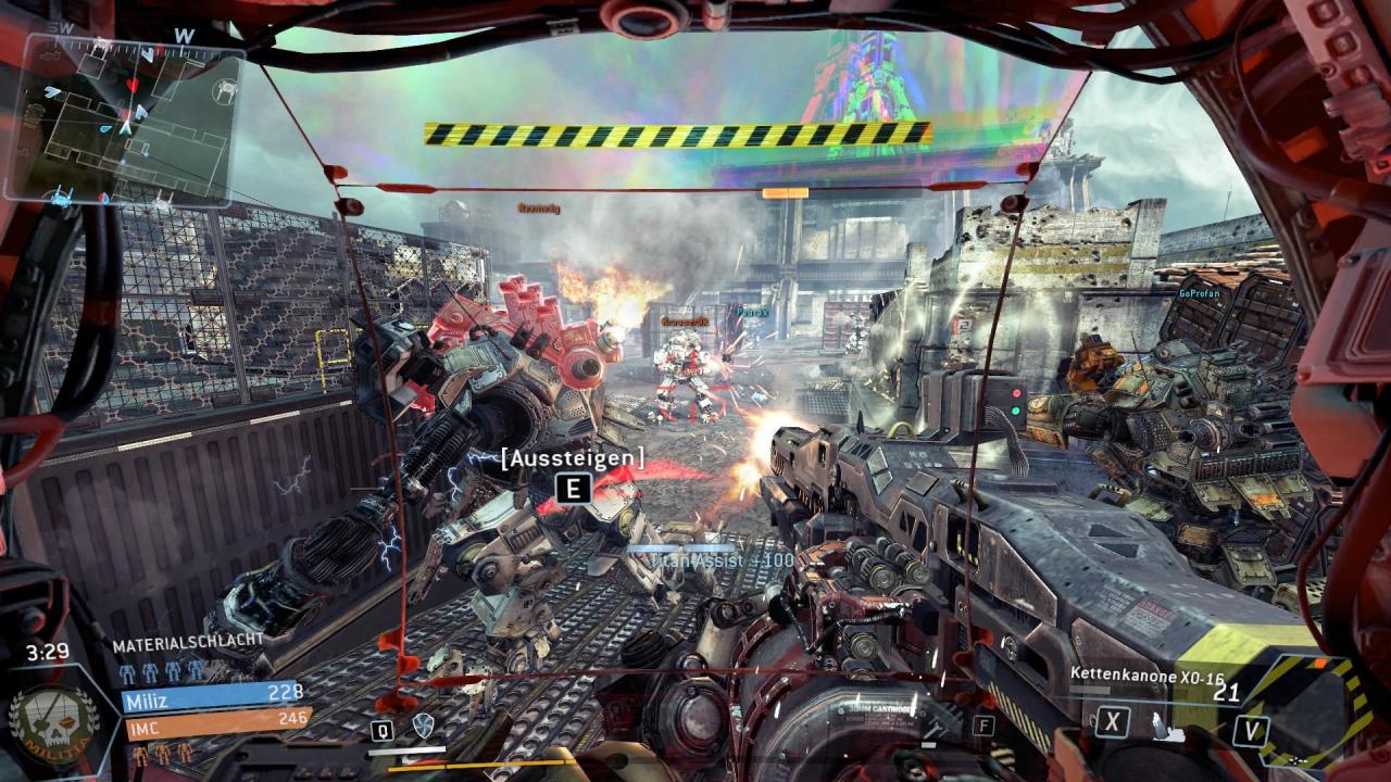 [30/04/2014] Wenn mehrere Piloten und Titans aufeinandertreffen, geht's im Respawn-Shooter so richtig ab.