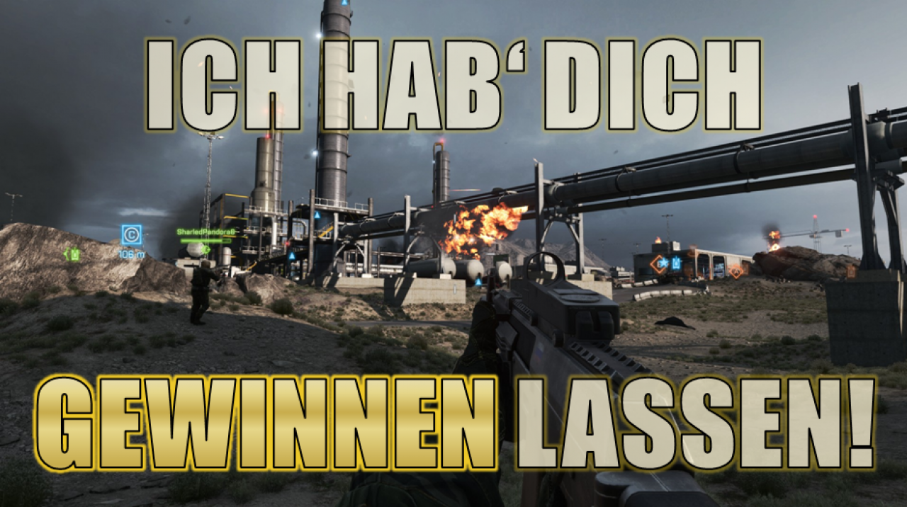 [01/04/2014] Ich hab' dich gewinnen lassen! - Die zehn besten Entschuldigungen für eine Niederlage.