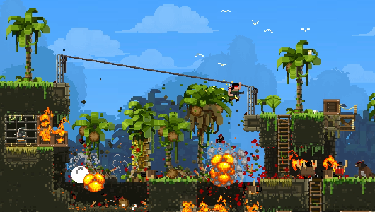 [04/04/2014] Broforce ist nur was für echte, harte Kerle. Oder für jeden der Spaß an dem Geballer nach Metal Slug-Manier findet. Dank zahlreicher bekannter Charaktere, wie Chuck Norris und Arnold Schwarzenegger wird der Trip nie langweilig.