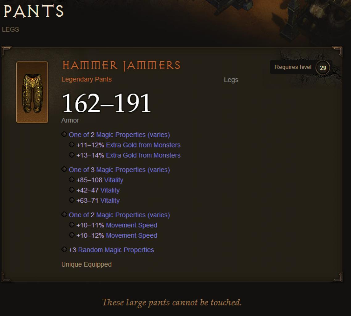[11/04/2014] Diablo 3: Reaper of Souls - Easter Egg Hammer Jammers 2