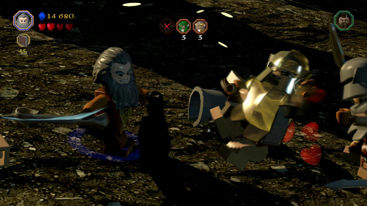 [10/04/2014] LEGO Der Hobbit Komplettlösung: Den Kämpfe mangelt es zuweilen an Übersicht. Dafür entschädigen ansprechende Kamera-Zooms.