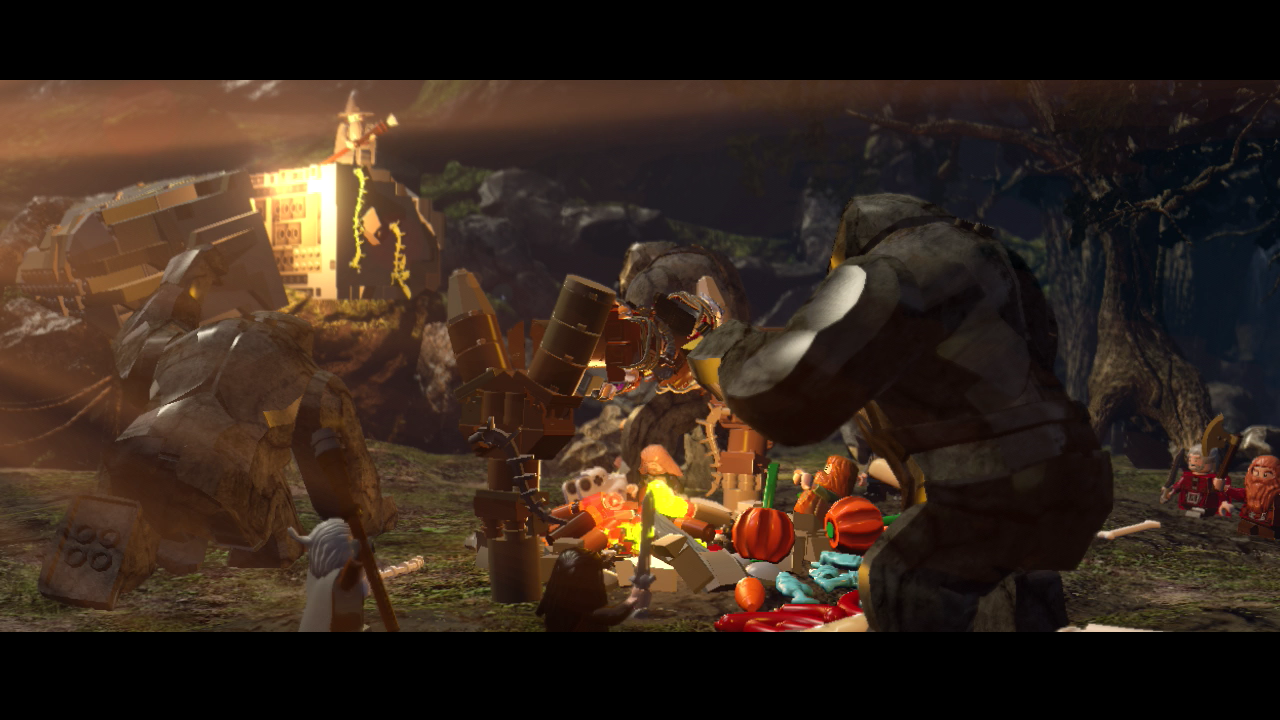 [14/04/2014] LEGO Der Hobbit Komplettlösung: Gerade in letzter Sekunde eilt euch Gandalf zu Hilfe.