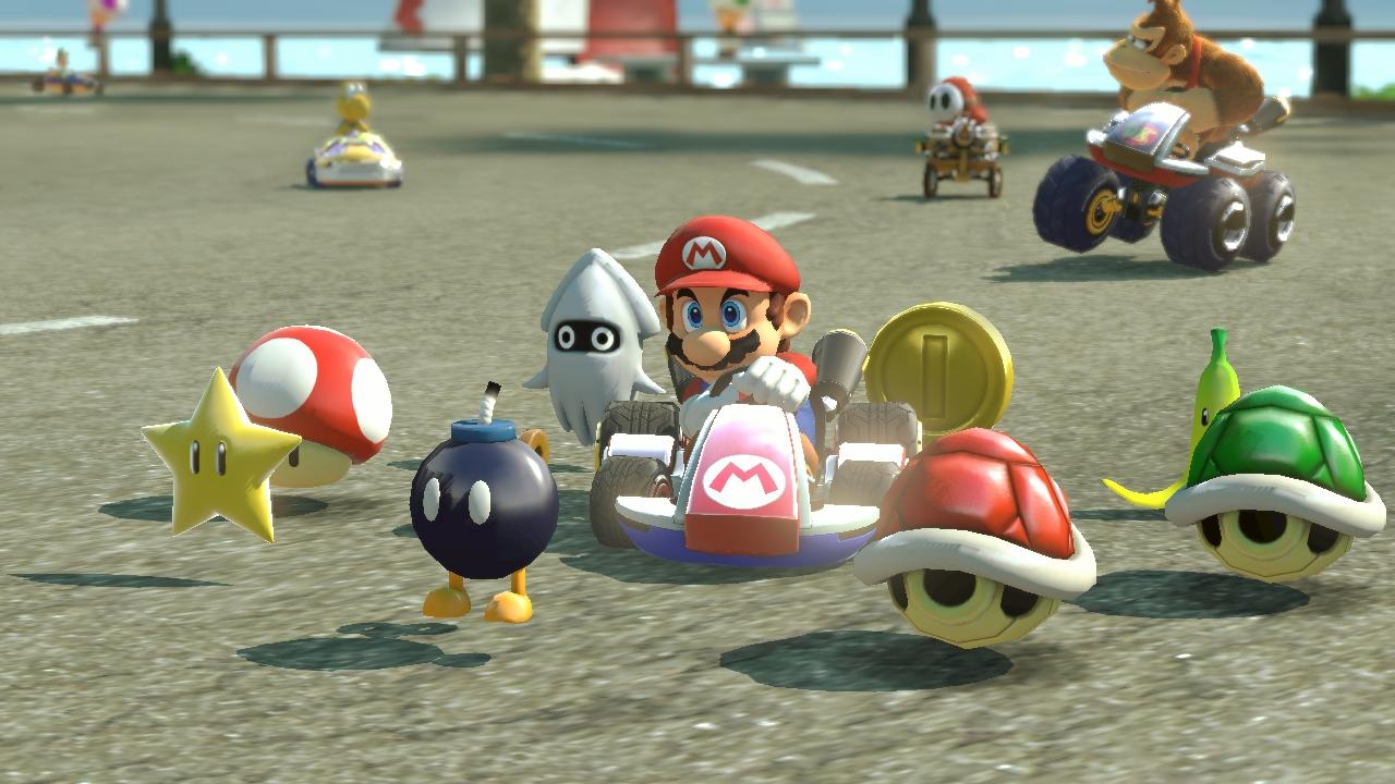 Mario in Mario Kart 8