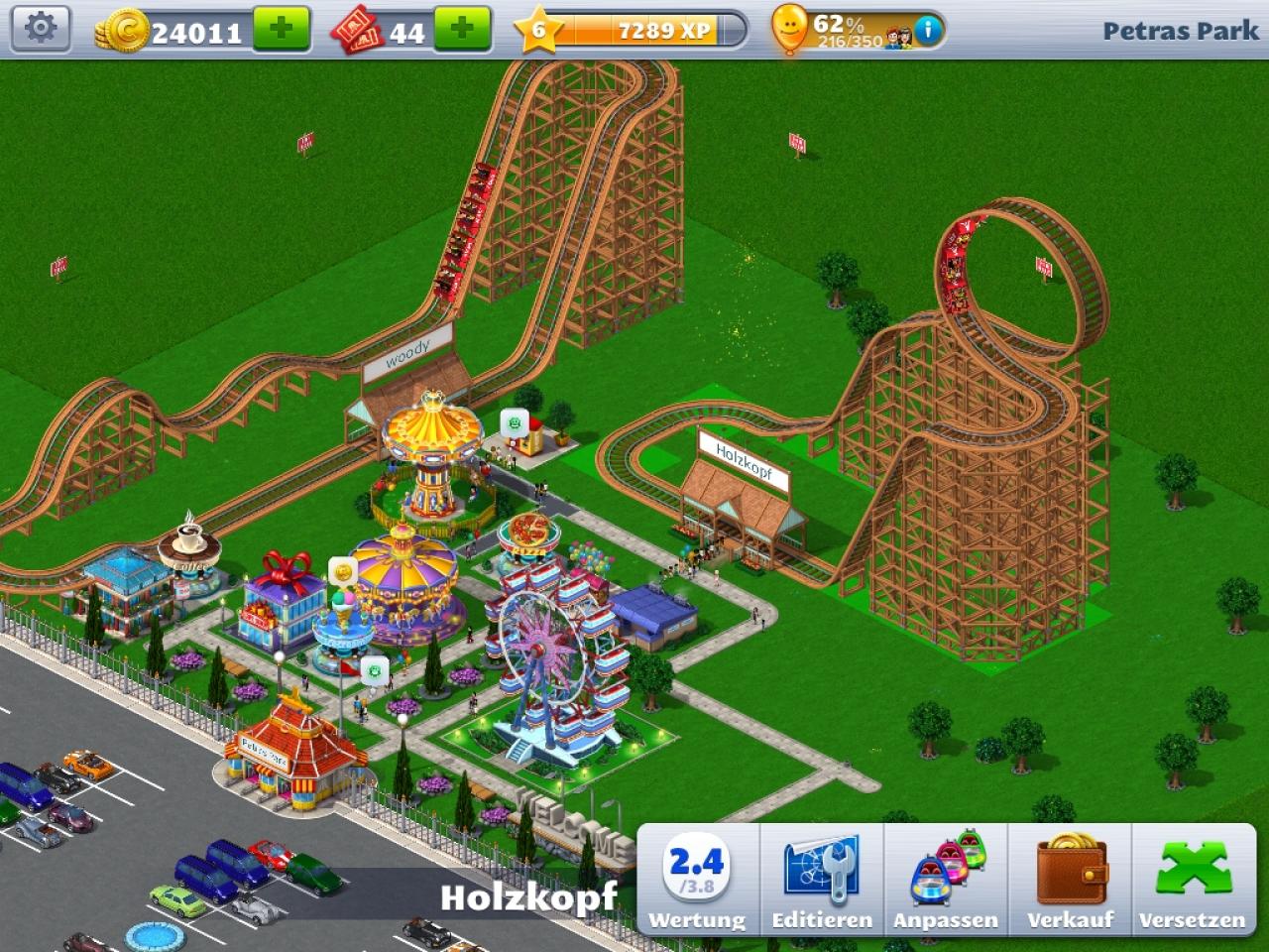 [13/04/2014] RollerCoaster Tycoon 4 Mobile - Bilder aus dem Spiel (2)
