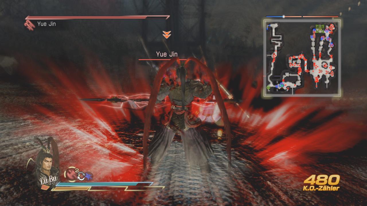 [03/04/2014] Mit den mächtigen Musou-Spezialattacken haut ihr ganze Gegnerscharen auf einmal weg.