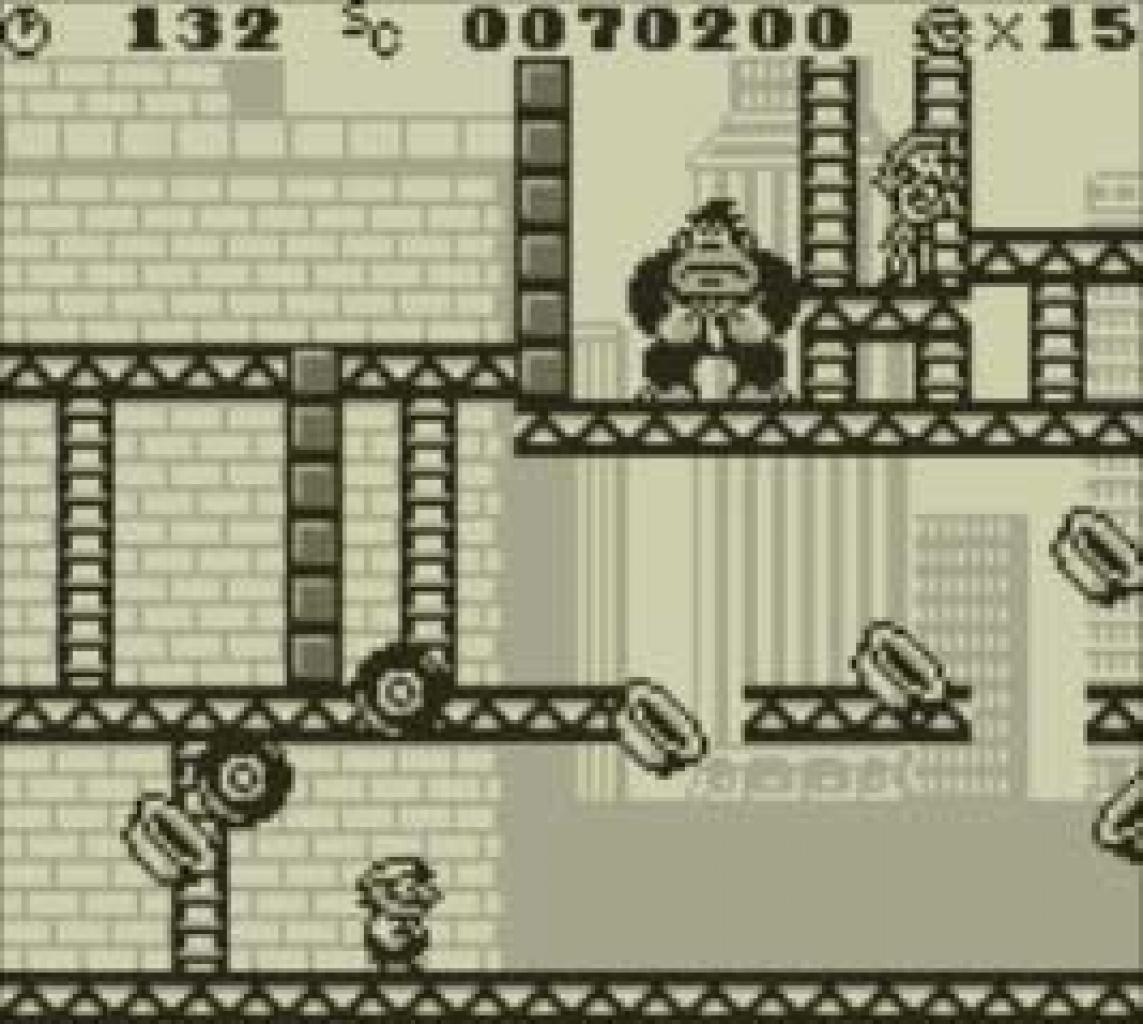 [22/04/2014] Donkey Kong: Im Jump and Run versucht Mario, die von Donkey Kong gefangen gehaltene Pauline zu retten. Im Hüpfspiel meistert er zahlreiche Levels und Herausforderungen.