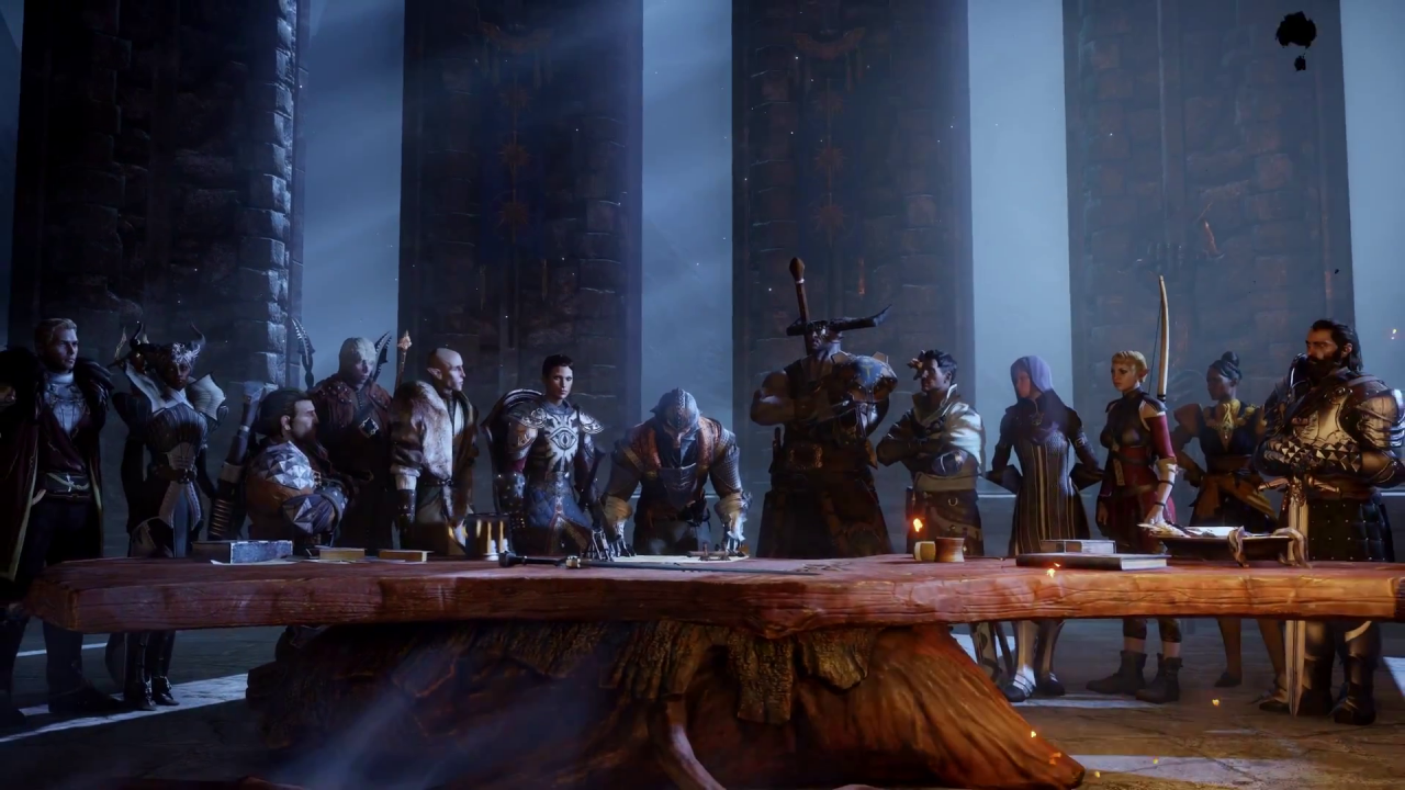[24/04/2014] Die Charaktere - Es fällt auf, die Autoren haben sich für Dragon Age: Inquisition ins Zeug gelegt. Die Helden sind besser geschrieben und die Interaktionsmöglichkeiten sind besser ausgearbeitet. Zwar fehlen die Geschenke, die seit jeher Teil der Rollenspiel-Reihe waren, doch haben die Chaktere nicht nur mehr, sondern auch interessantere Geschichten zu erzählen. Auch freuen wir uns über die 
