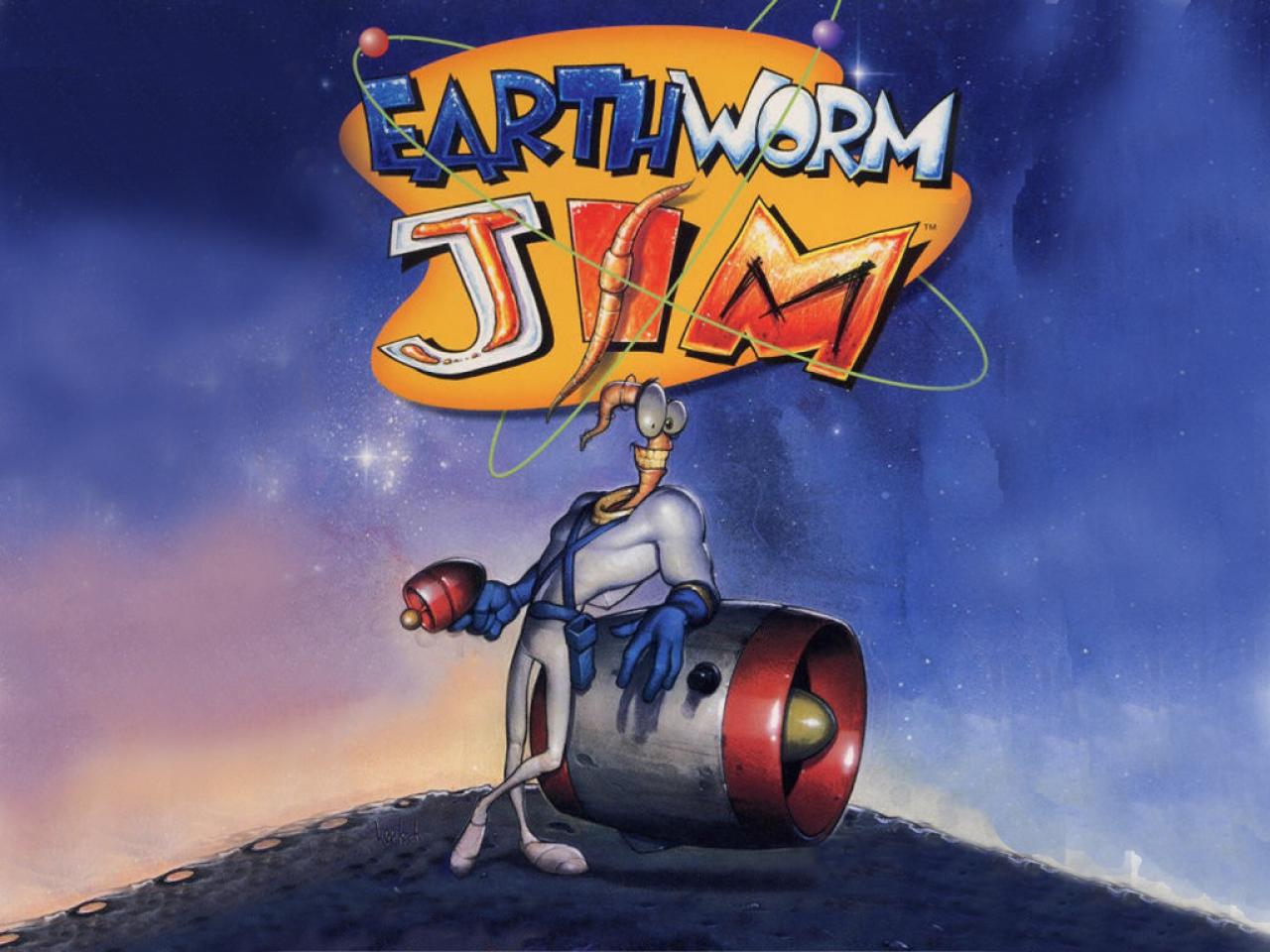 [17/04/2014] Manche Videospielhelden sind in ganzen Flugzeugen unterwegs, Jim brauch bei seinen Abenteuern in den Earthworm Jim-Spielen lediglich eine Turbine für die Fortbewegung.