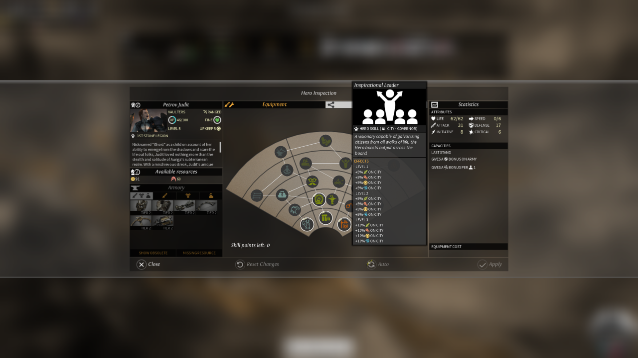 [29/04/2014] Endless Legend: Jede Heldenfigur besitzt einen eigenen Skillbaum. Pro Stufenaufstieg erhält die Figur einen Punkt zum Verteilen.