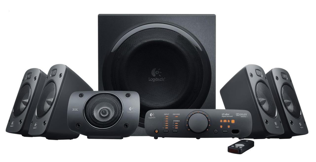 [17/04/2014] PC-Lautsprecher-Set mit digitalen Anschlüssen für Surroundsound: Das Logitech Z906