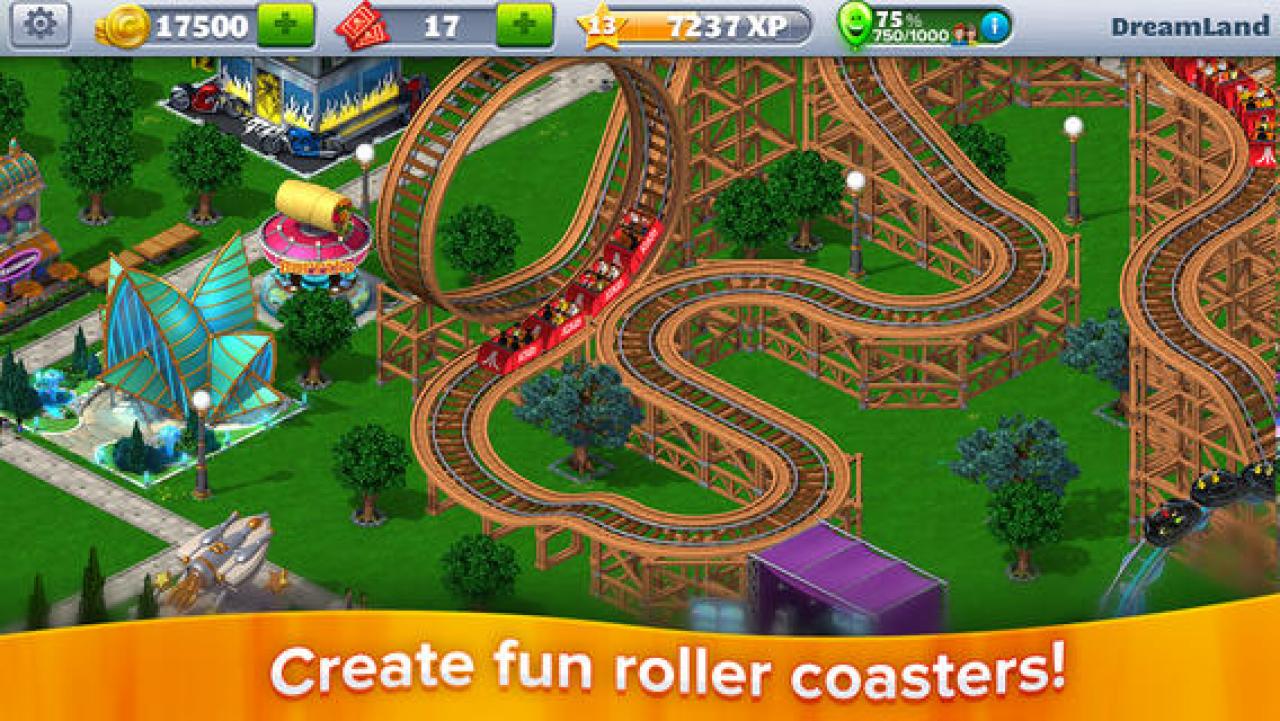 [11/04/2014] RollerCoaster Tycoon 4 Mobile - Bilder aus dem Spiel (6)