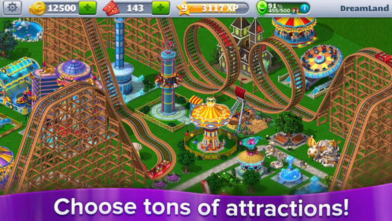 [11/04/2014] RollerCoaster Tycoon 4 Mobile - Bilder aus dem Spiel (5)