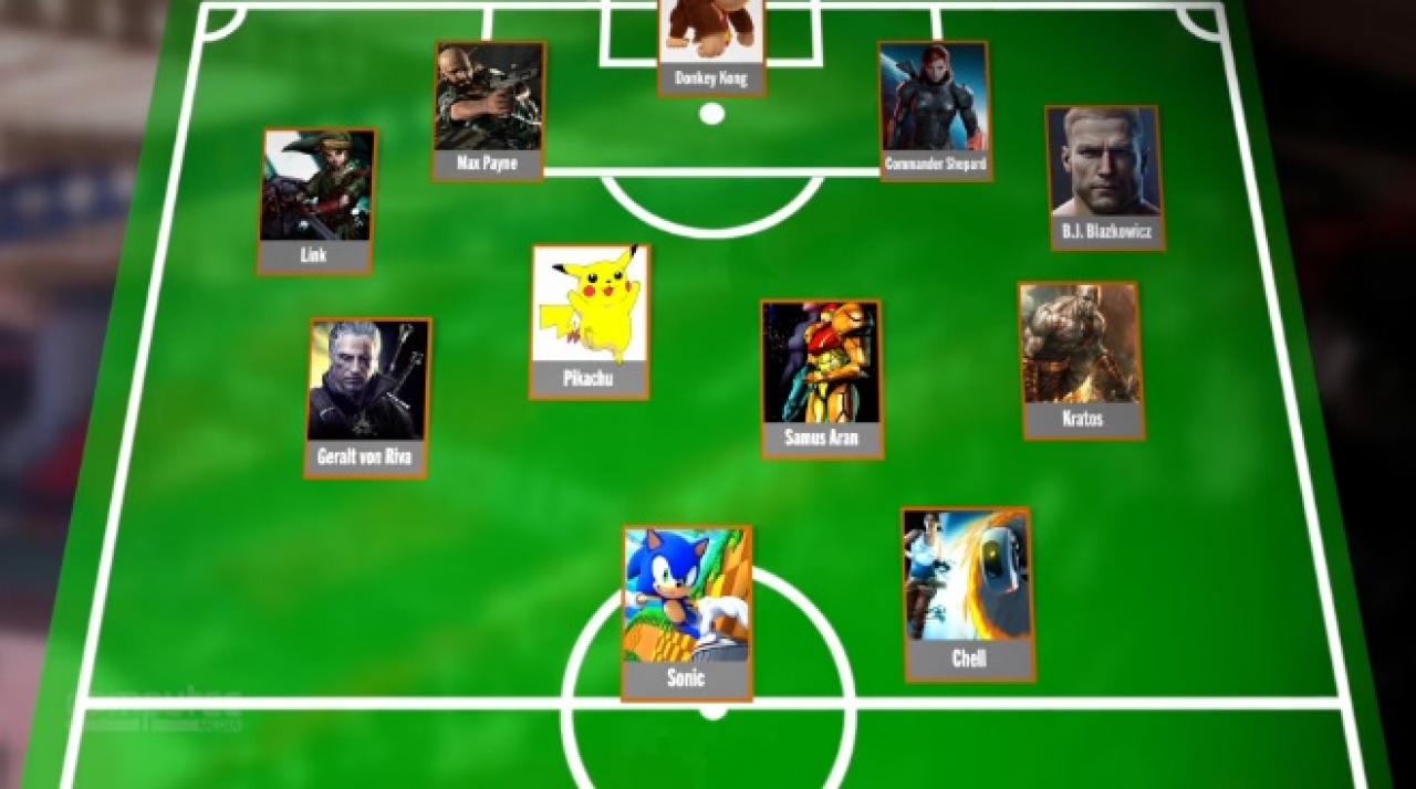 [24/04/2014] Unsere Traum-Elf, bestehend aus prominenten Videospiele-Helden, würde die Champions League und Fußballweltmeisterschaft locker gewinnen! Da hätten selbst der FC Bayern München und Real Madrid keine Chance.