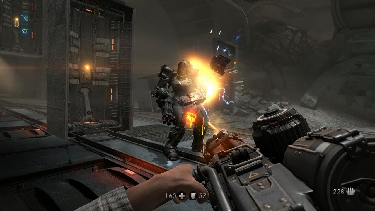 [22/05/2014] Screenshot aus der PC-Version: Einige Levelabschnitte sind etwas zu grau geraten, in solchen Umgebungen sieht man dann wenig mehr als Stahl und Beton.