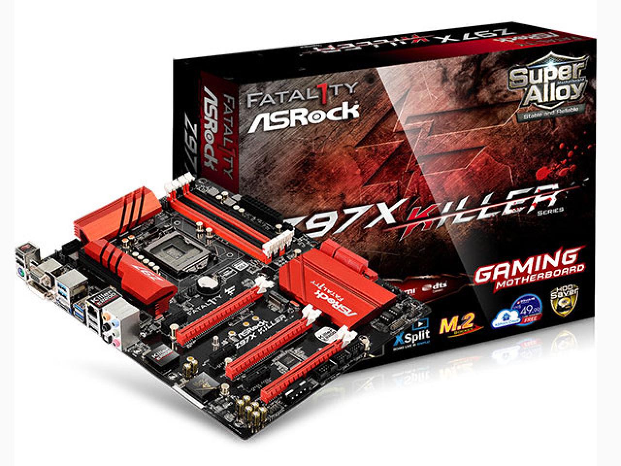 [10/05/2014] Neues Übertakter-Mainboard von ASRock für etwa 130 Euro: das Fatal1ty Z97X Killer