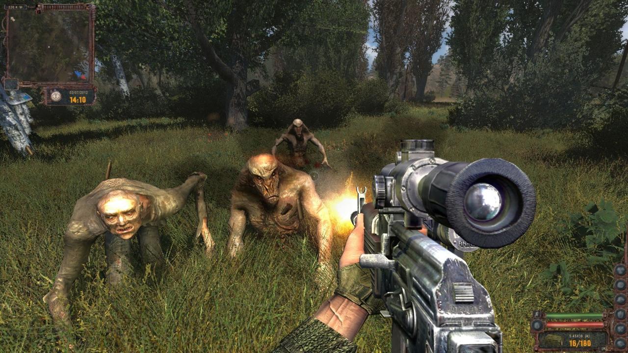 [12/05/2014] Neue Mutanten wie der Izlom (ganz links) treiben in Lost Alpha ihr Unwesen.