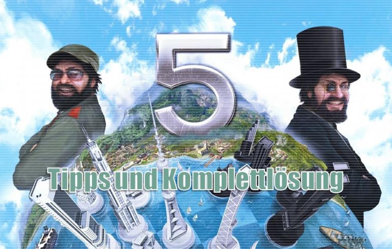 [22/05/2014] Tropico 5: Komplettlösung und allgemeine Tipps - Alle Missionen in Tropico 5 gelöst. Zudem bieten wir euch in unserer Lösung zu Tropico 5 noch allgemeine Spieltipps.