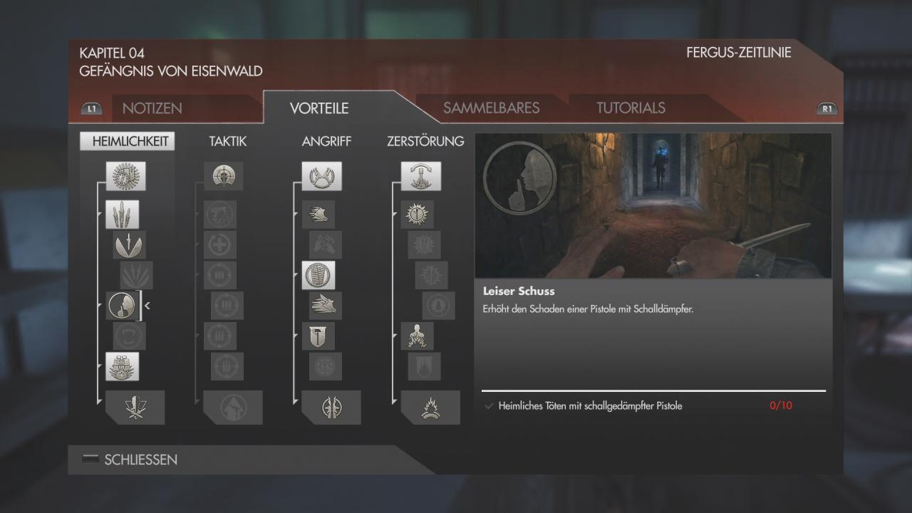 [19/05/2014] Über ein simples Upgrade-System verdienen wir nützliche Perks. (PS4)