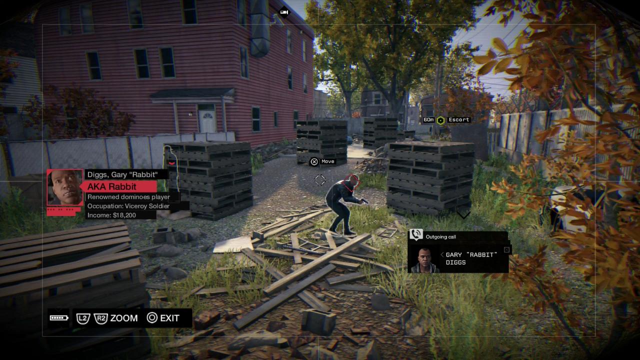 [26/05/2014] In Eskortmissionen gebt ihr NPCs per Kamera Bewegungsbefehle. Das ist mal was Anderes! (PS4)
