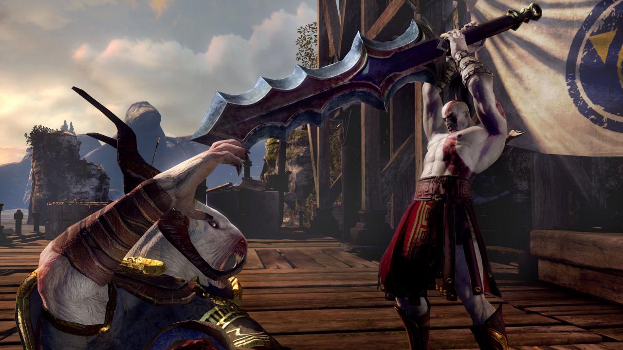 [30/06/2014] Um in God of War zum wahren Kampfgott zu werden, sollten wir uns an die eingeblendeten Tasten-Vorschläge halten. Damit schlagen wir wirklich jeden Gegner in die Flucht.