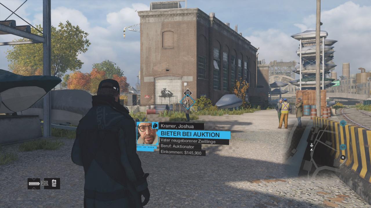 [12/06/2014] Watch Dogs: Komplettlösung - Menschenhandel Brandon Docks 1 Bieter
