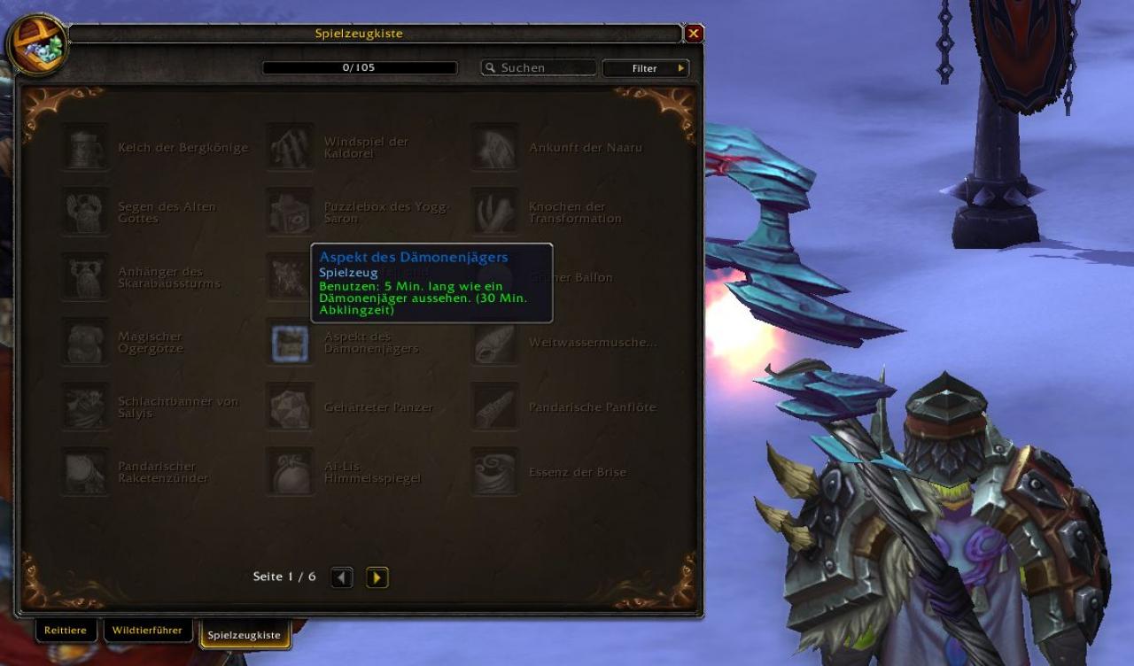 [16/06/2014] WoW Patch 6.1: Mehr Sammlungen - das neue Erbstück-Interface kommt
