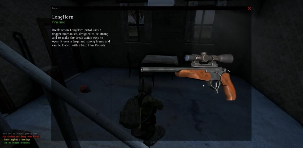 [03/06/2014] DayZ Standalone - Guide zur neuen Pistole Longhorn samt Loot-Locations, Aufsätzen und mehr