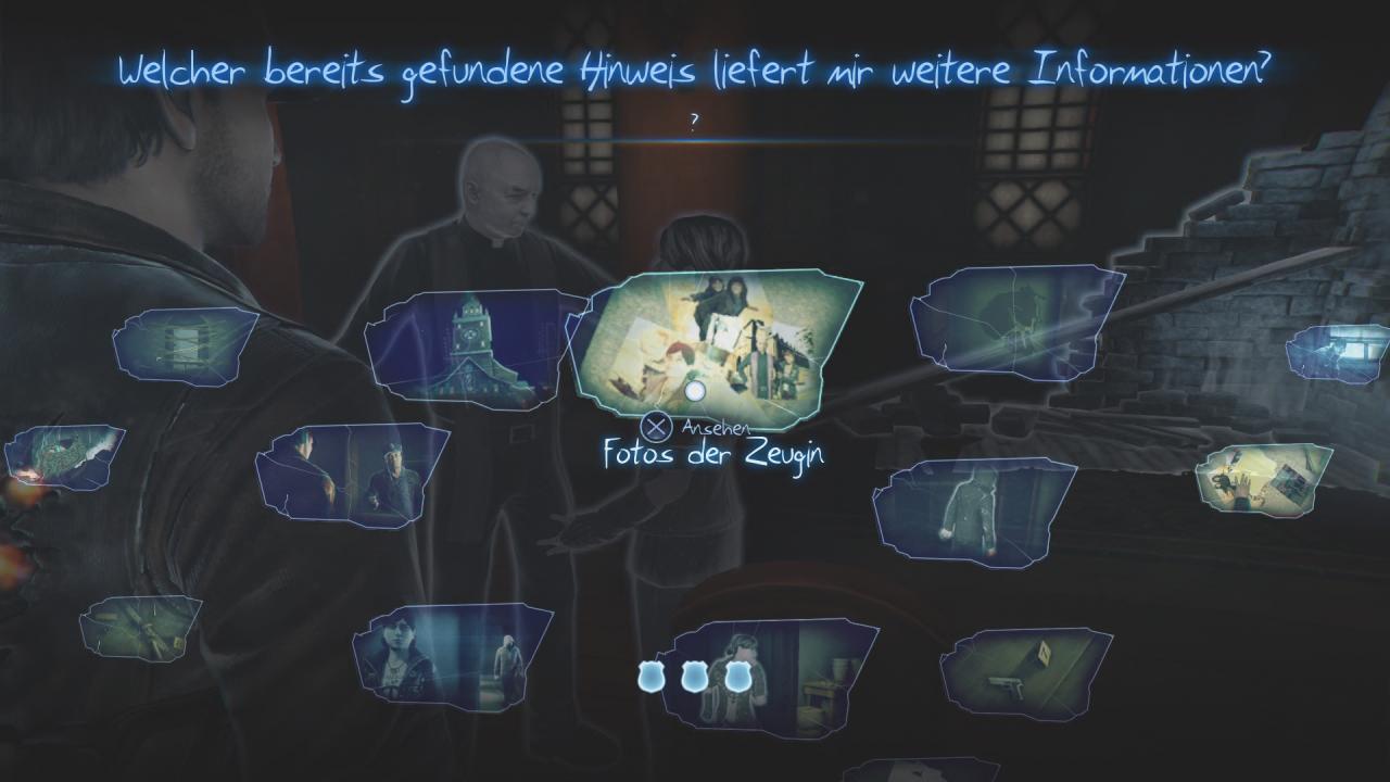 [05/06/2014] Hin und wieder muss Ronan den richtigen Hinweis aus seinen Eindrücken herausfiltern. Fehler kann man dabei nicht machen. (PS4)