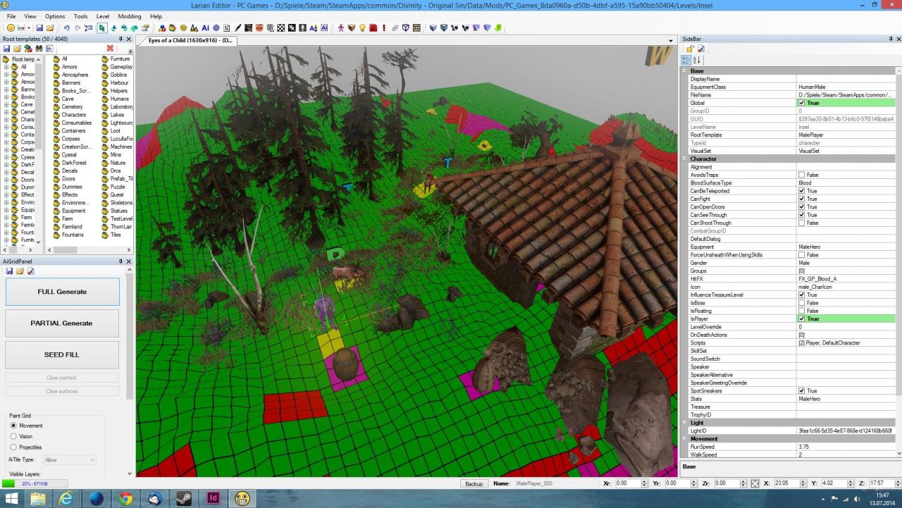 [17/07/2014] Der Editor erlaubt euch, eigene Levels, Quests und Kampagnen zu erstellen.