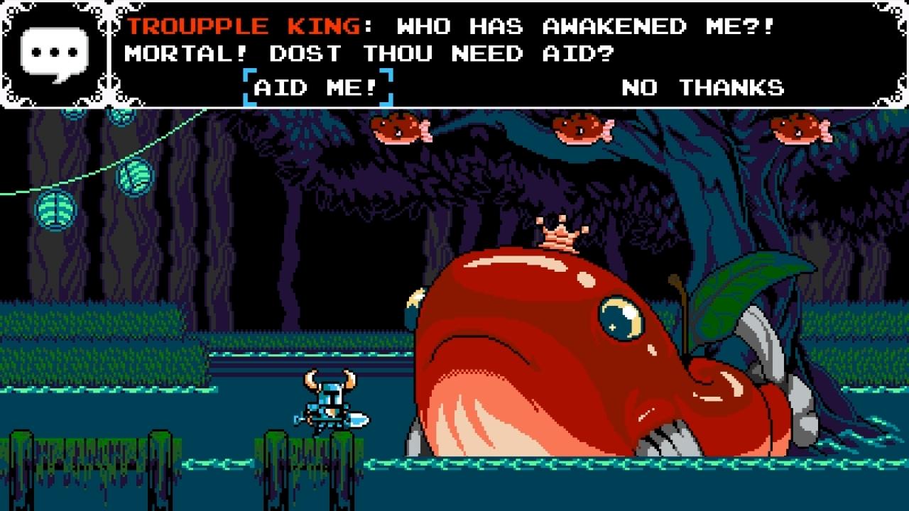 [18/07/2014] Beim Fischkönig kaufen wir uns sehr hilfreiche Tränke, die wir in Flaschen abfüllen - das erinnert an Zelda 3.