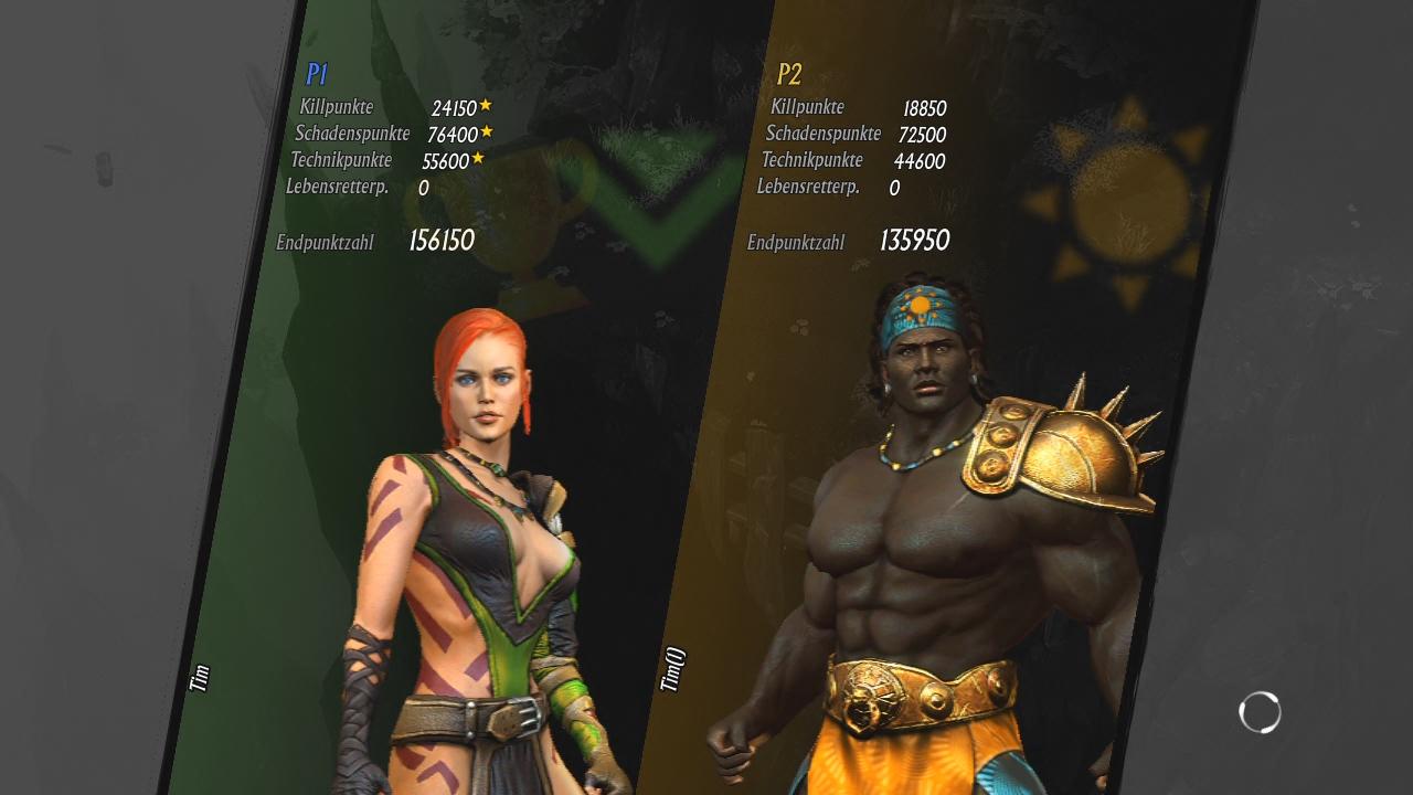 [31/07/2014] Am Ende eines Levels werden im Koop-Modus Punkte verglichen. Uns lässt das kalt, da man weder Items noch Upgrades für seine Leistungen erhält. (PS3)