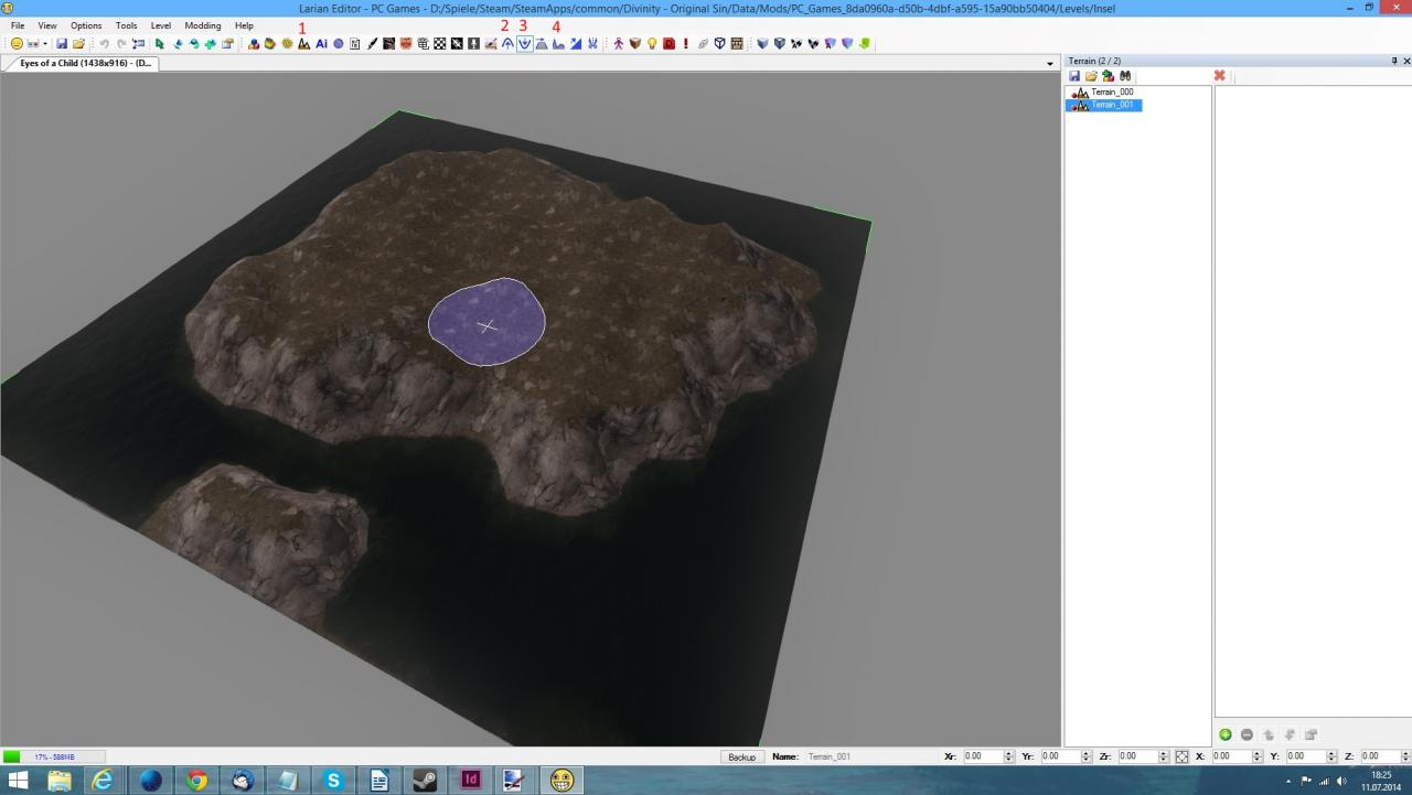 [18/07/2014] Das Basis-Terrain.