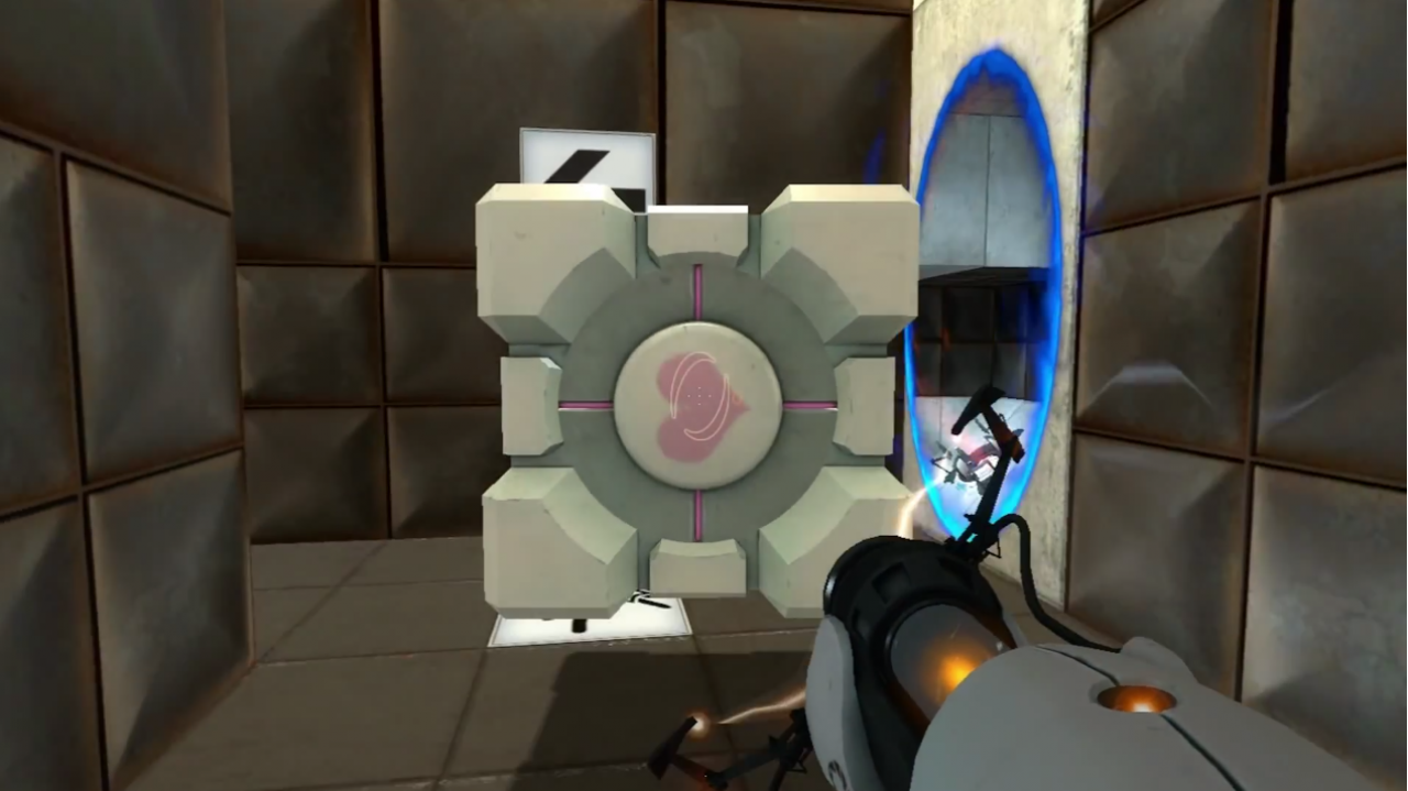 [28/07/2014] Unser einziger Freund in Portal ist und bleibt nun einmal der Companion Cube oder auch Begleiter Würfel. Es ist nur ein Gegenstand und dennoch fühlen wir uns mit ihm verbunden und leiden mit ihm, wenn GlaDOS mal wieder eines ihrer Spielchen treibt.
