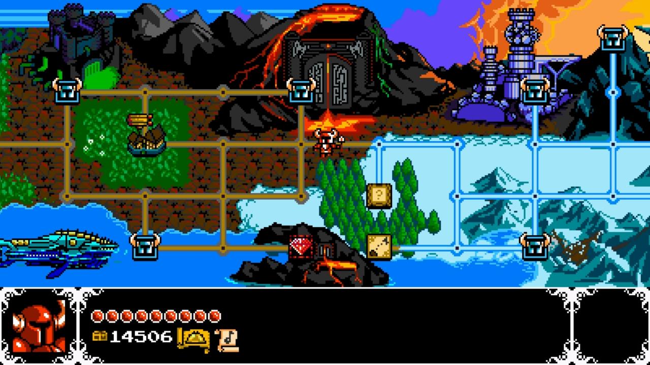 [18/07/2014] Auf der Übersichtskarte, die verdächtig an Super Mario Bros. 3 erinnert, wählen wir unseren Level aus.