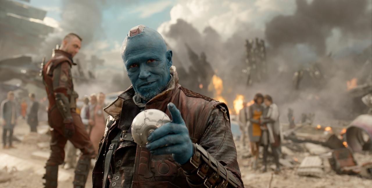 [19/08/2014] Der Weltraum-Schlumpf Yondu ist für einige der besten Sprüche des Films zuständig.
