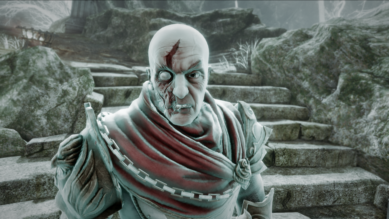 [08/08/2014] Risen 3: In Form von Traumsequenzen begegnen wir bekannten Figuren der Vorgänger, wie hier etwa den Geist von Inquisitor Mendoza, den wir sogar als Begleiter anheuern können.