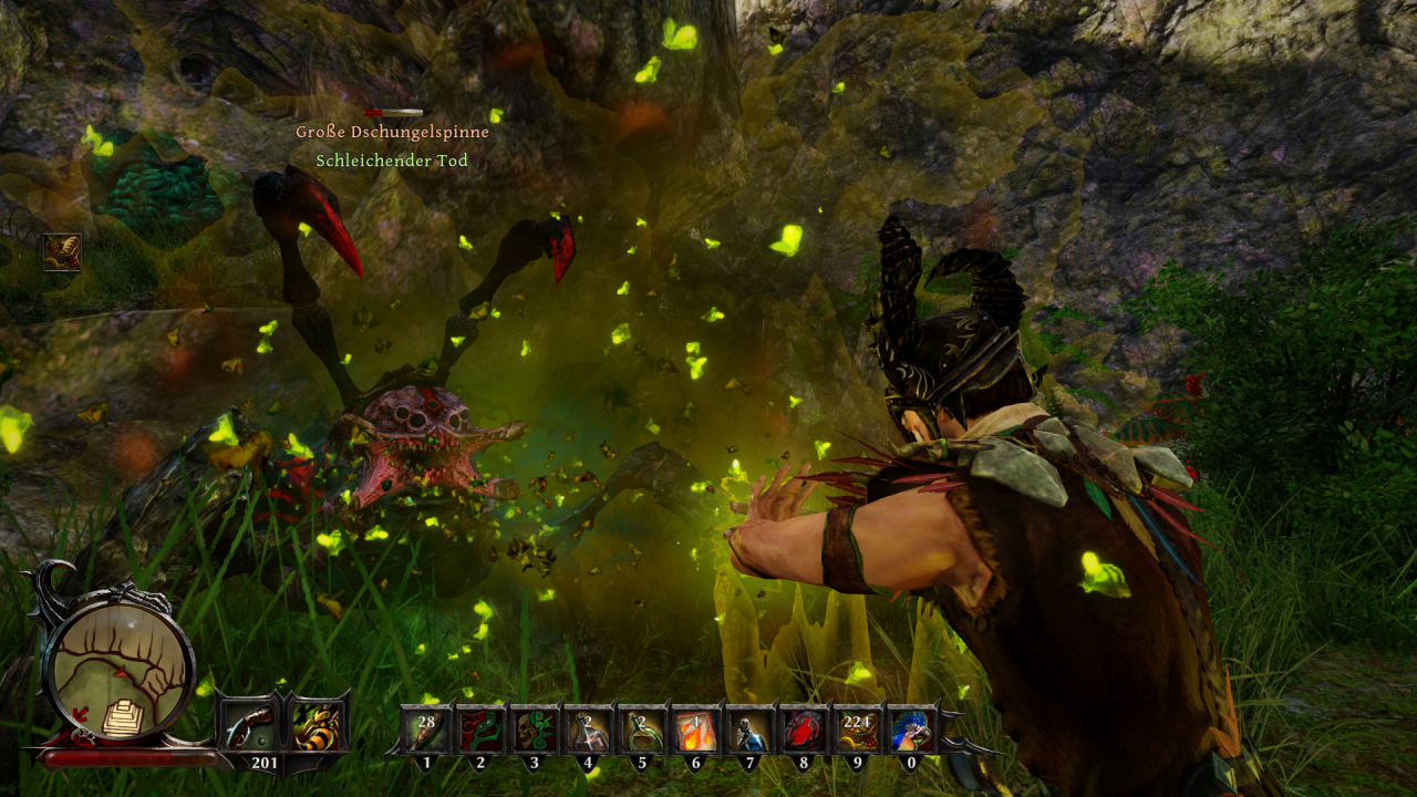 [08/08/2014] Risen 3: Als Voodoo-Pirat verschießen wir einen tödlichen Insektenschwarm.